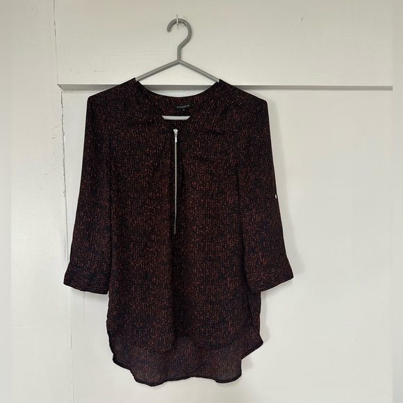 Dynamite Blouse With Zipper Front - Picture 1 of 4